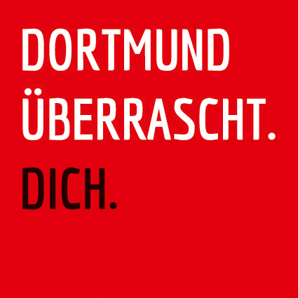 Wort-Logo Dortmund. Überrascht. Dich.
